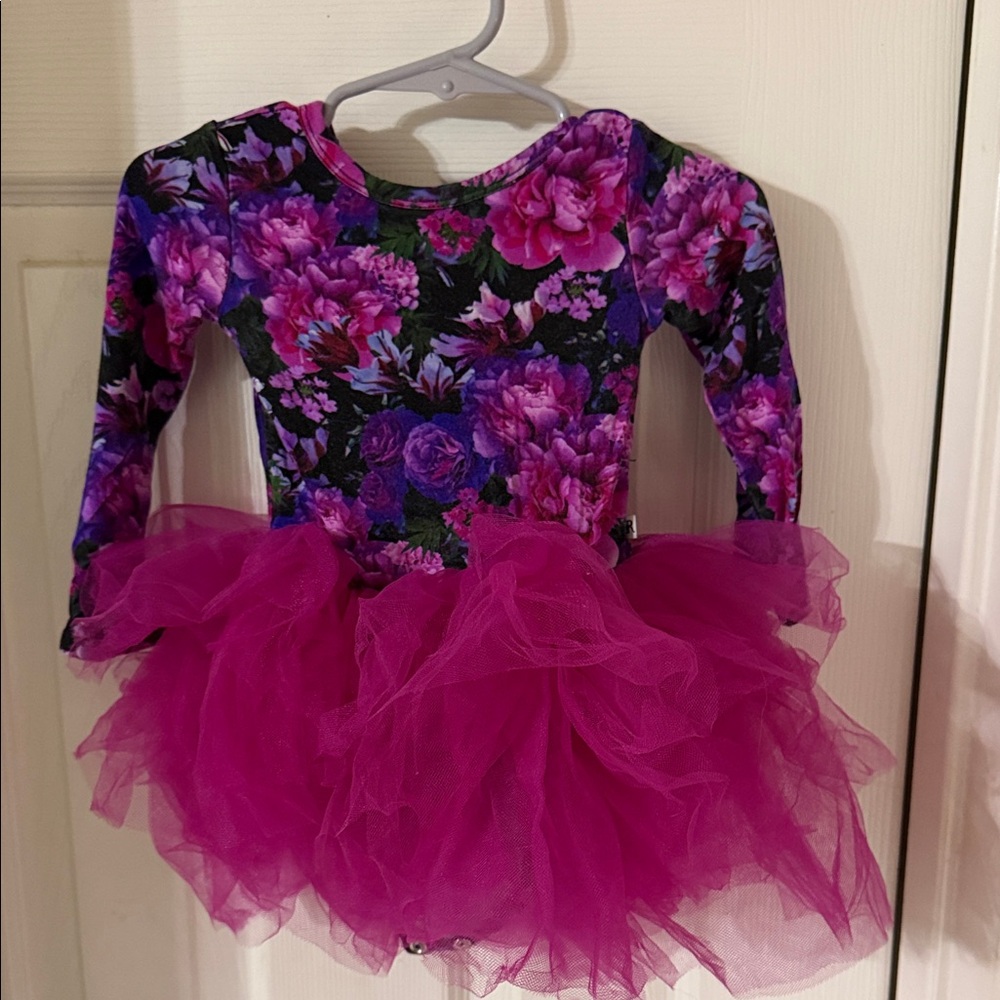 Bamboo Floral Fantasy Kids Formal Dress
